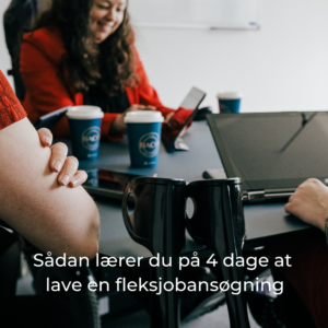 fleksjobansøgning på 4 dage