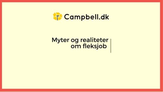 Myter og realiteter om fleksjob