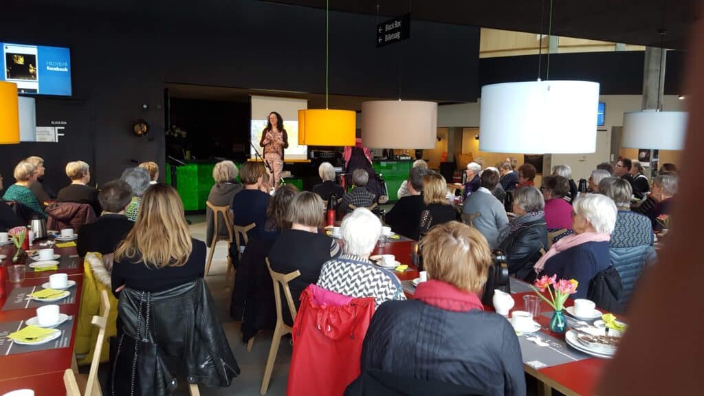 Tina afholder foredrag på Vendsyssel Teater