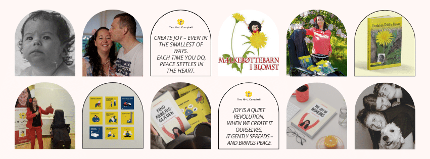 mit mood board med alle publikationer