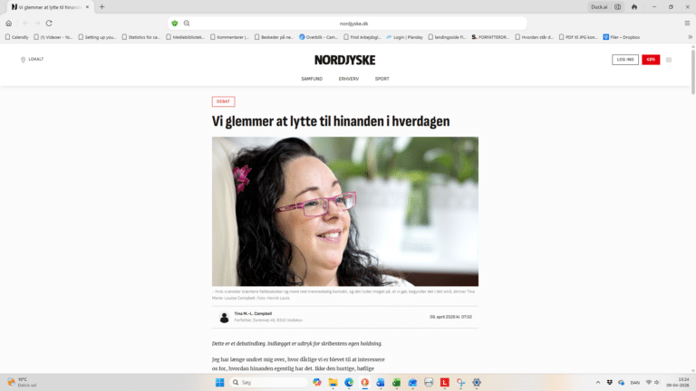 Kronikken om ægte interesse ført i Nordjyske