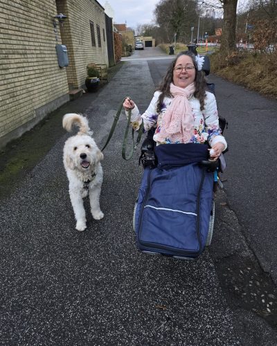 Tina lufter hund Sky. tilfredsstillende liv