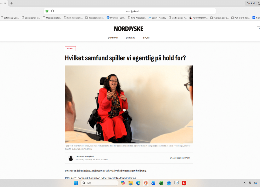 Hvilket samfund spiller vi egentlig på hold for?